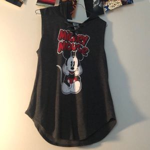 Mickey Mouse tank top with hood